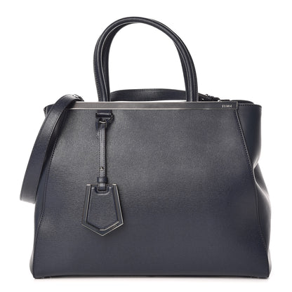 Fendi Vitello Elite Regular 2Jours Tote Lavagna 1 of 14