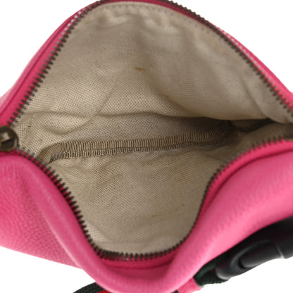 Gucci Grained Calfskin Small Logo Belt Bag Box Pink Green 5 of 10