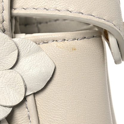 Fendi Nappa Rosebud Mini Peekaboo Iconic Satchel Bianco 13 of 13