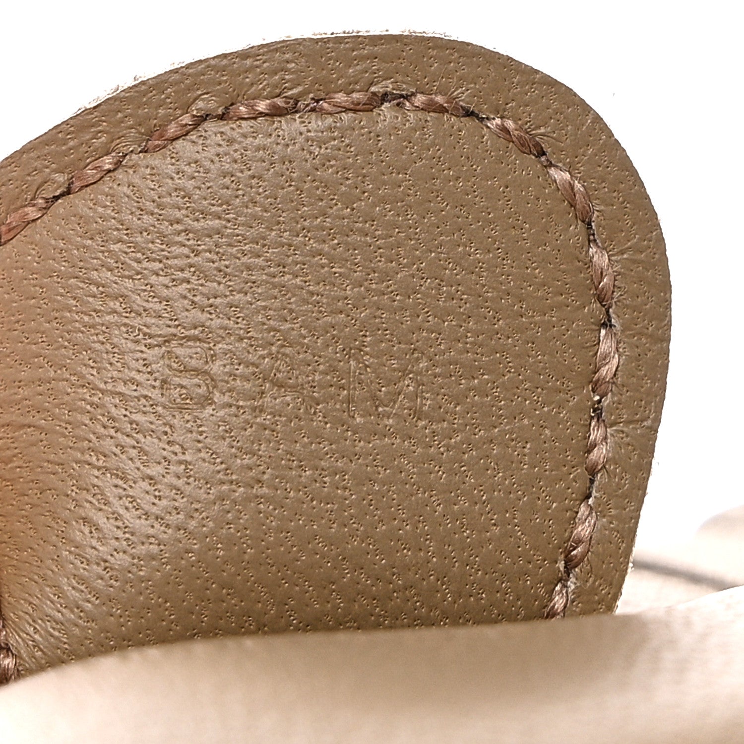 Hermes Milo Lambskin Grigri Rodeo Horse Bag Charm PM Beige Marfa 4 of 5