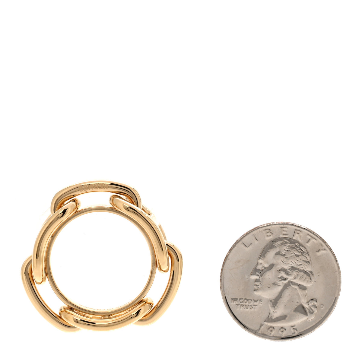Hermes Permabrass Regate Scarf Ring 3 of 6
