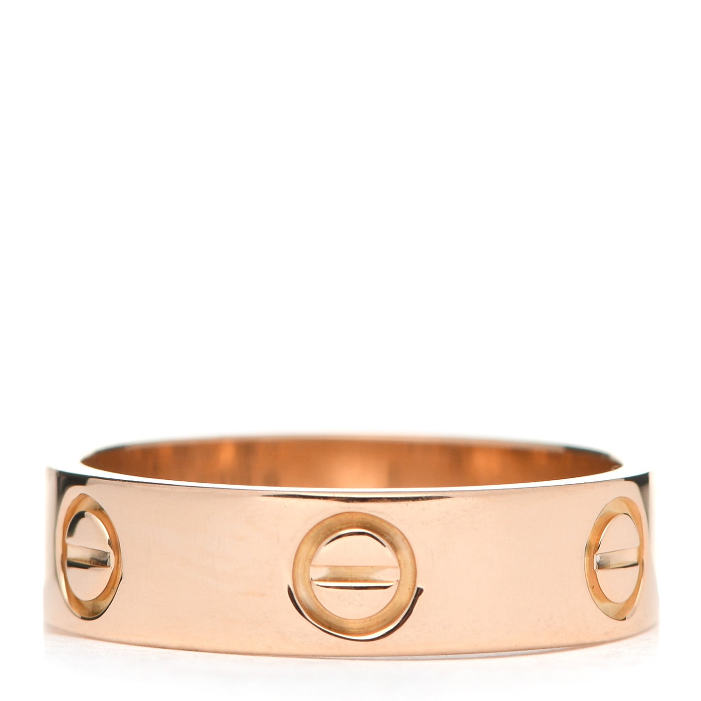 18K Pink Gold 5.5mm LOVE Ring 56 7.5