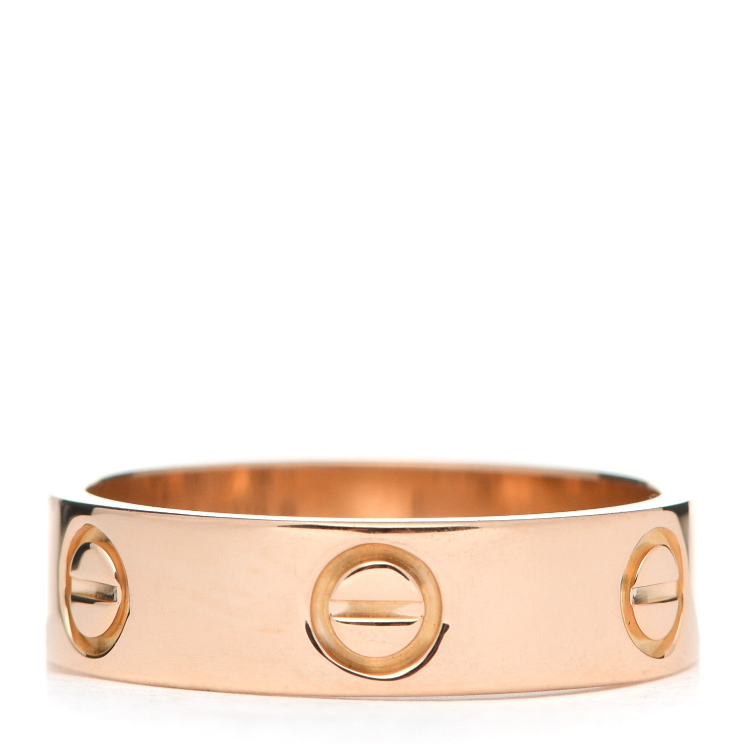 Cartier 18K Pink Gold 5.5mm LOVE Ring 56 7.5 3 of 4