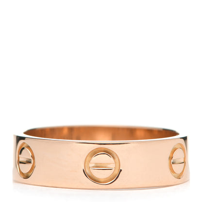 Cartier 18K Pink Gold 5.5mm LOVE Ring 56 7.5 3 of 4