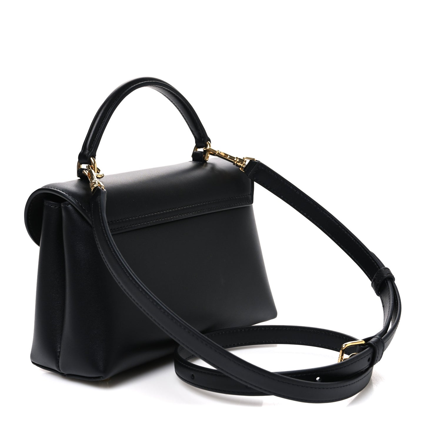 Smooth Satinated Calfskin Teen Nino Black