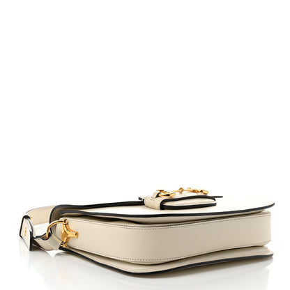Gucci Azalea Calfskin Horsebit 1955 Shoulder Bag Mystic White 4 of 10