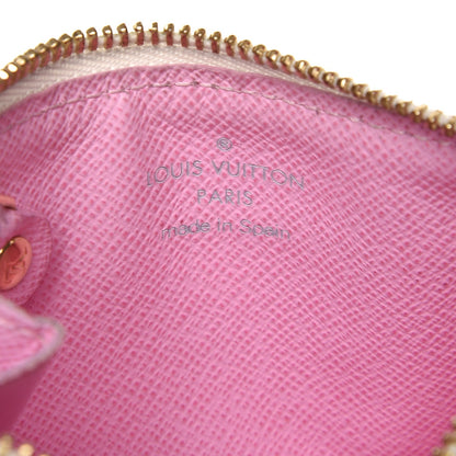 Louis Vuitton Monogram Multicolor Key Pouch White Litchi 6 of 6