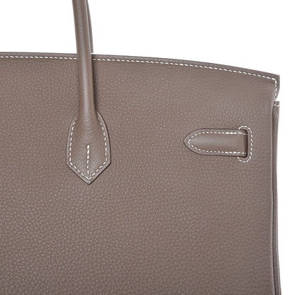 Hermes Togo Birkin 40 Etoupe 18 of 33