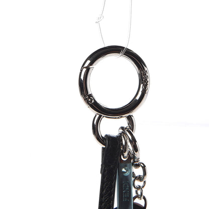 Fendi Fox Goat Mink Fur Nappa Crystal Studded Mini Karlito Tuxedo Bag Charm White Multicolor 3 of 5