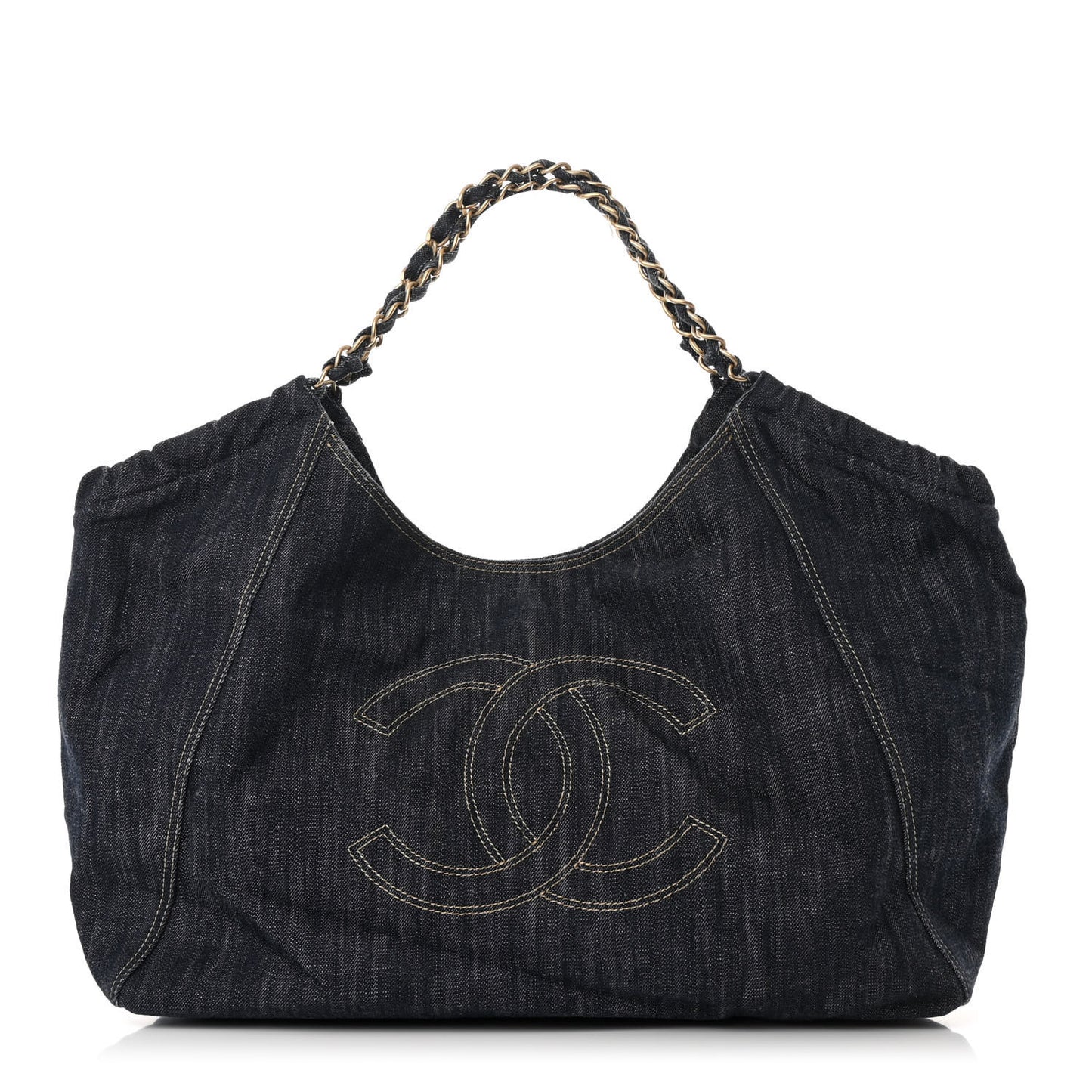 Denim XL Coco Cabas Tote Blue