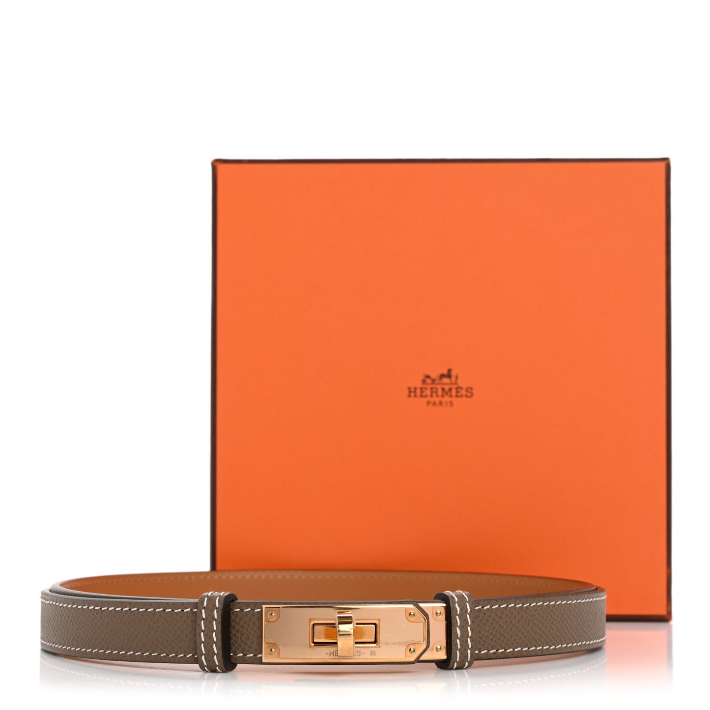 Epsom Kelly Belt Etoupe
