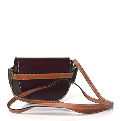 Loewe Calfskin Mini Gate Crossbody Bag Oxblood Tan Taupe 3 of 10