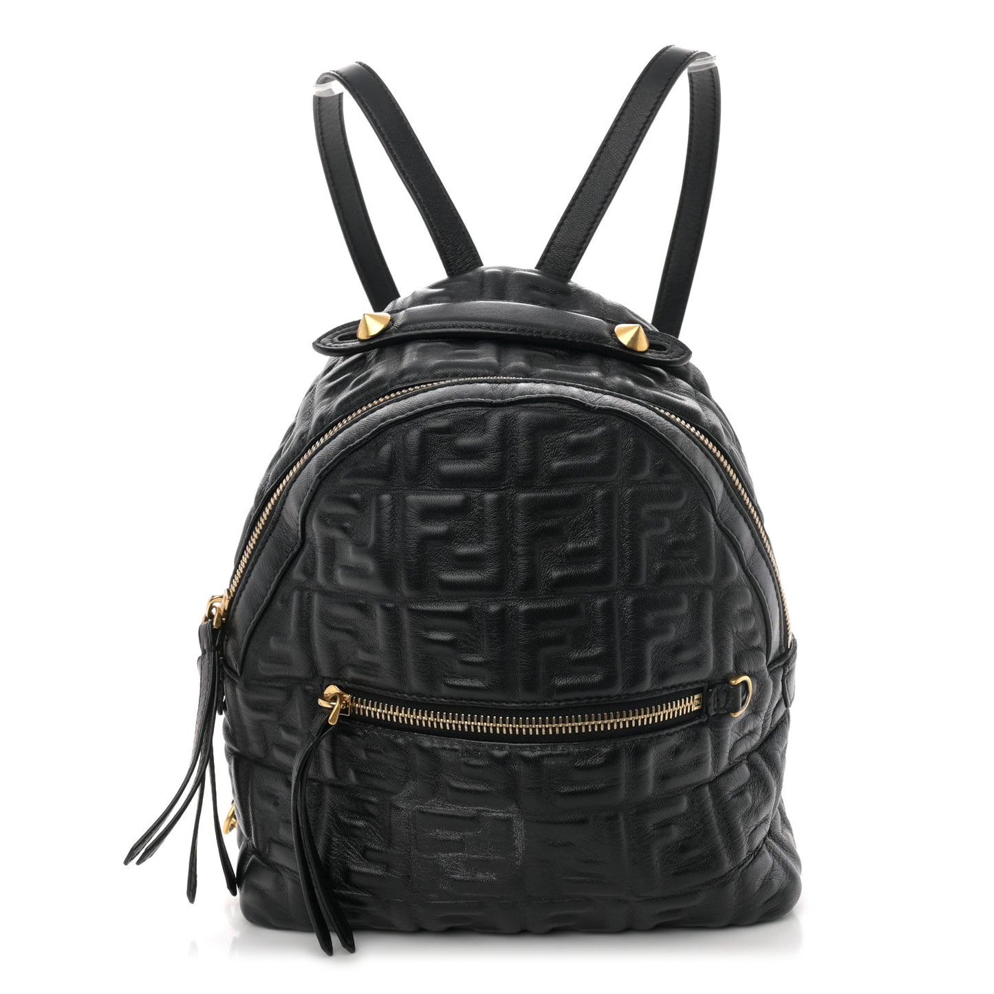 Nappa FF 1974 Embossed Mini Backpack Black