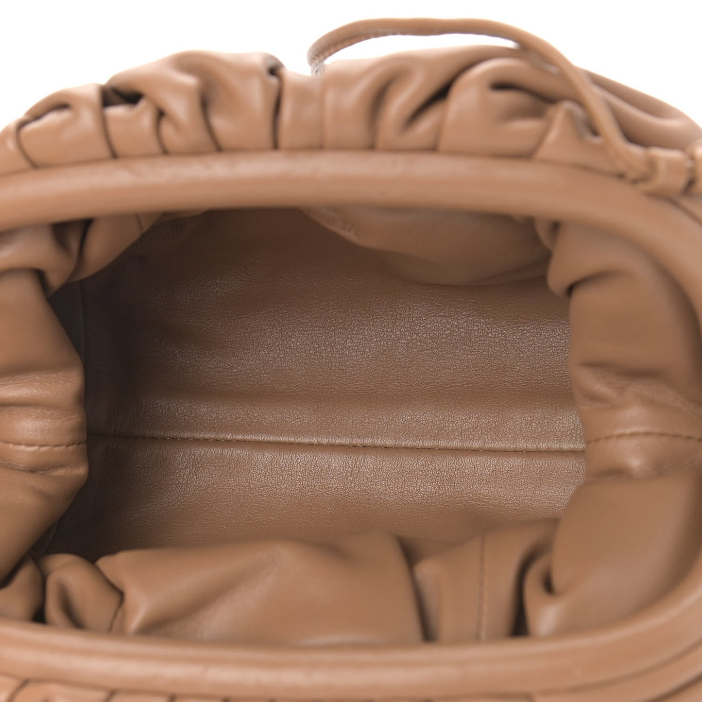 Butter Calfskin The Mini Pouch Camel
