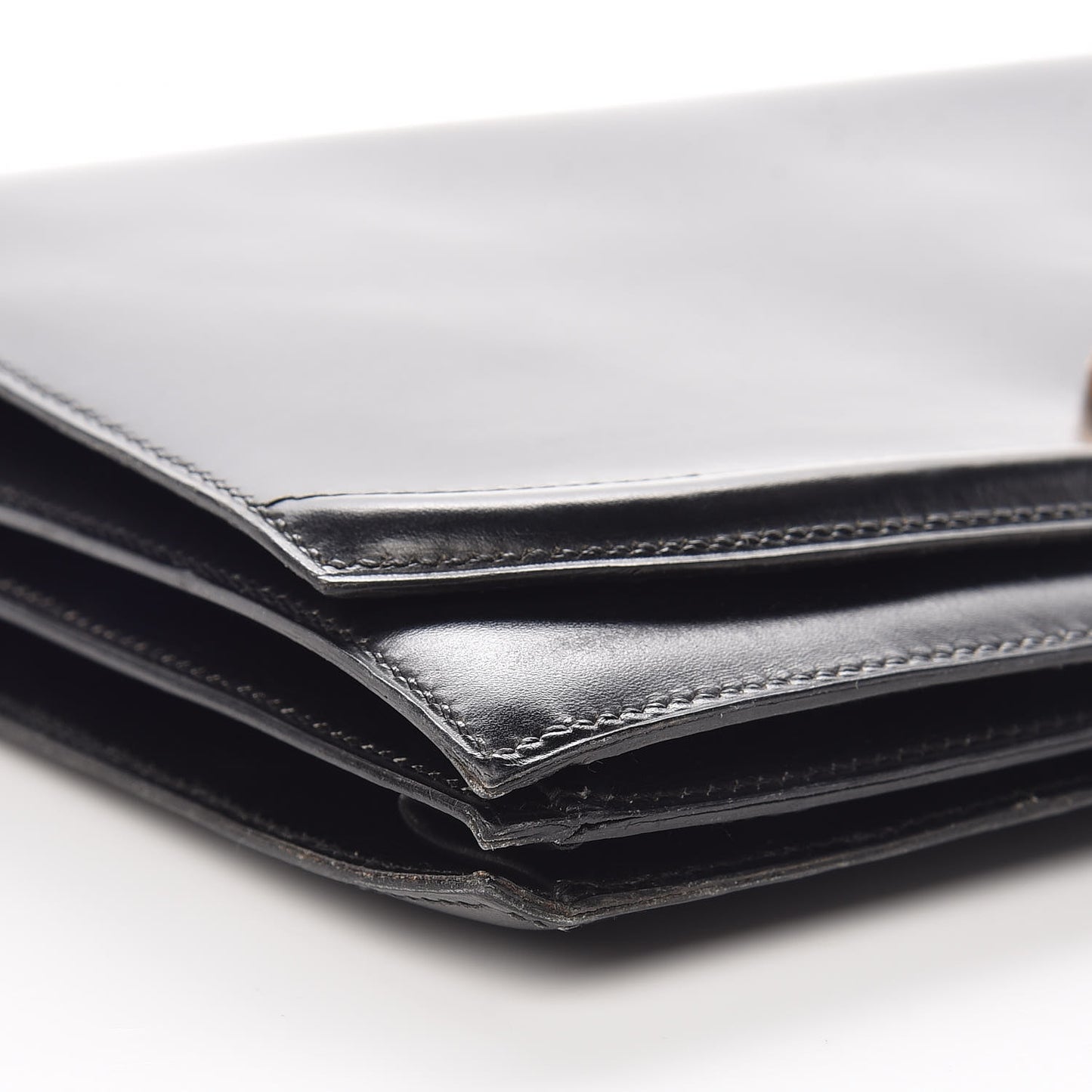 Box Top Handle Bag Black