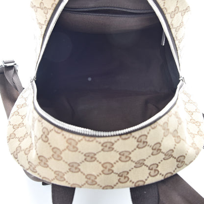Gucci Monogram Travel Backpack Dark Brown 5 of 10