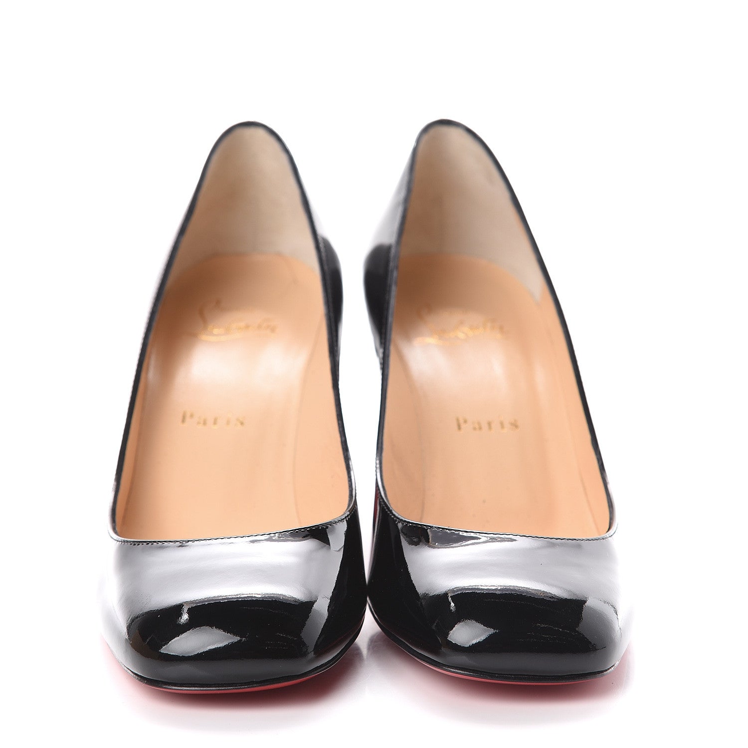 Christian Louboutin Patent Cadrilla 70 Pumps 37.5 Black 2 of 7