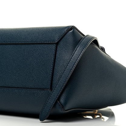 Celine Baby Grained Calfskin Micro Belt Bag Abyss Blue 10 of 10