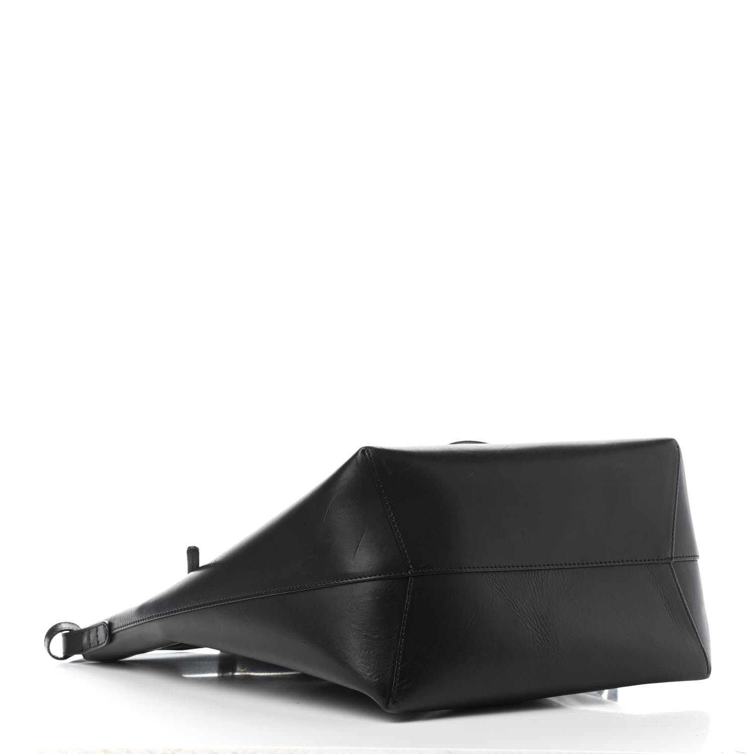 Mansur Gavriel Vegetable Tanned Calfskin Bucket Bag Black Flamma 3 of 4
