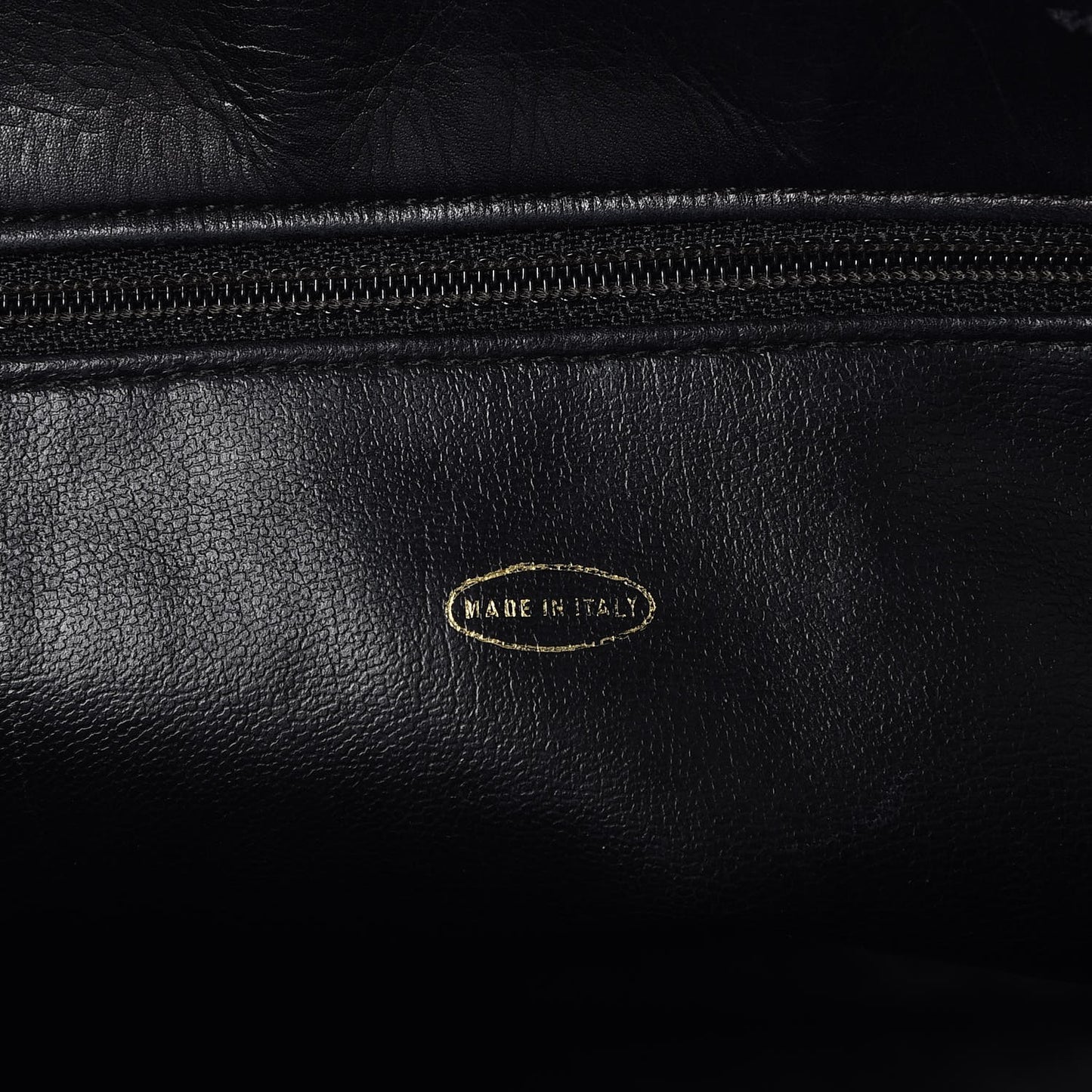 Calfskin Quilted Large Shoulder Bag Black