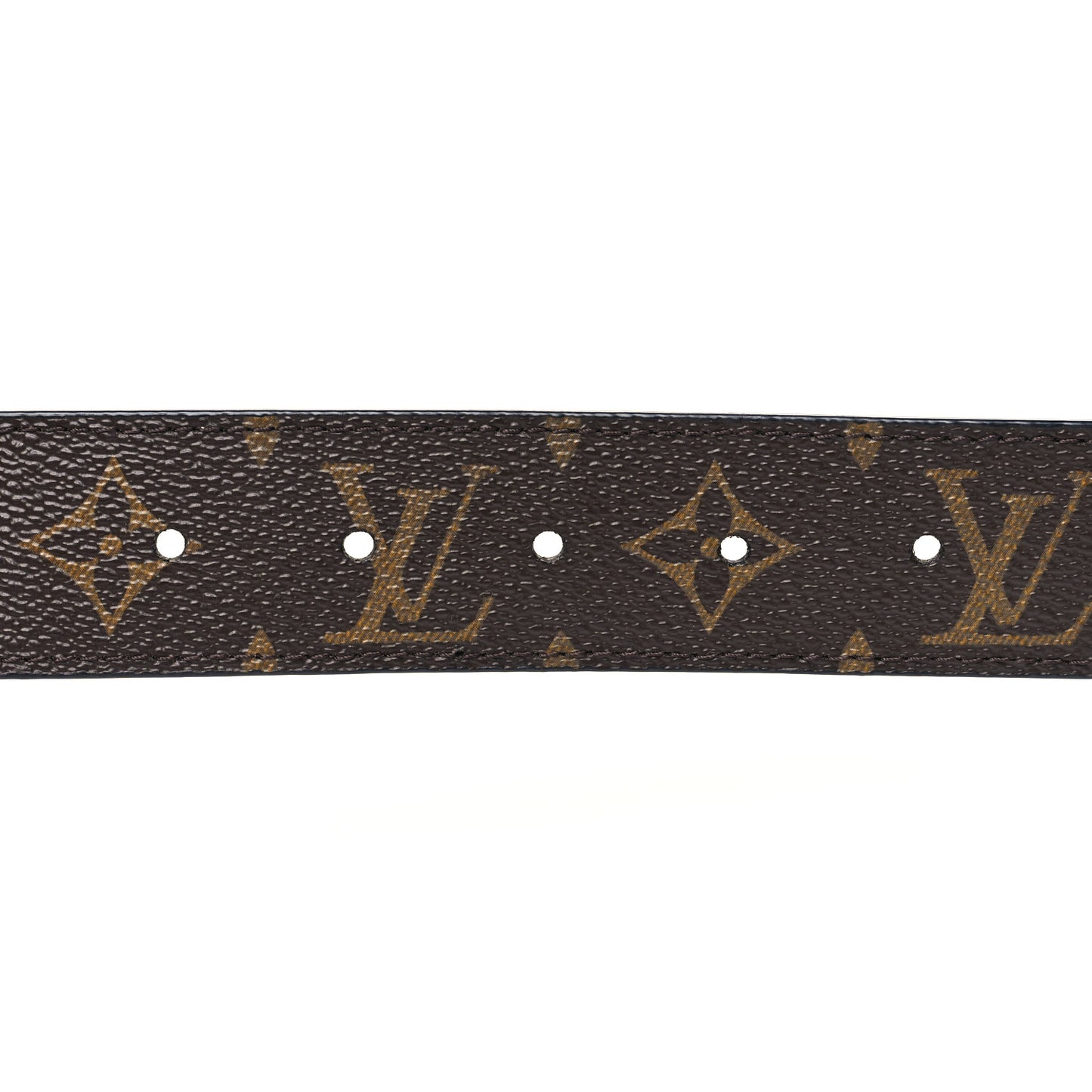 Monogram 20mm LV Circle Reversible Belt 80 32 Black