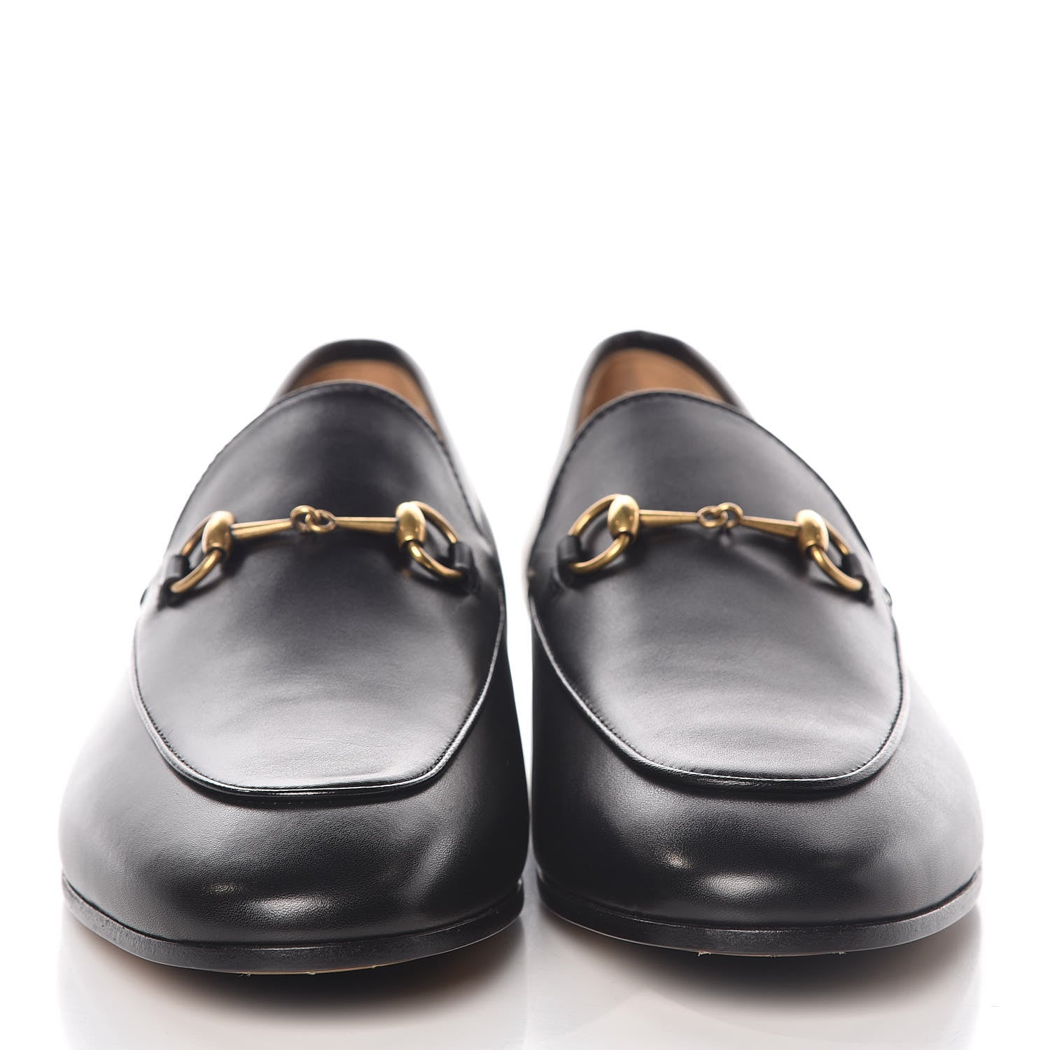 Gucci Calfskin Horsebit Mens Jordaan Loafers 12 Black 2 of 9