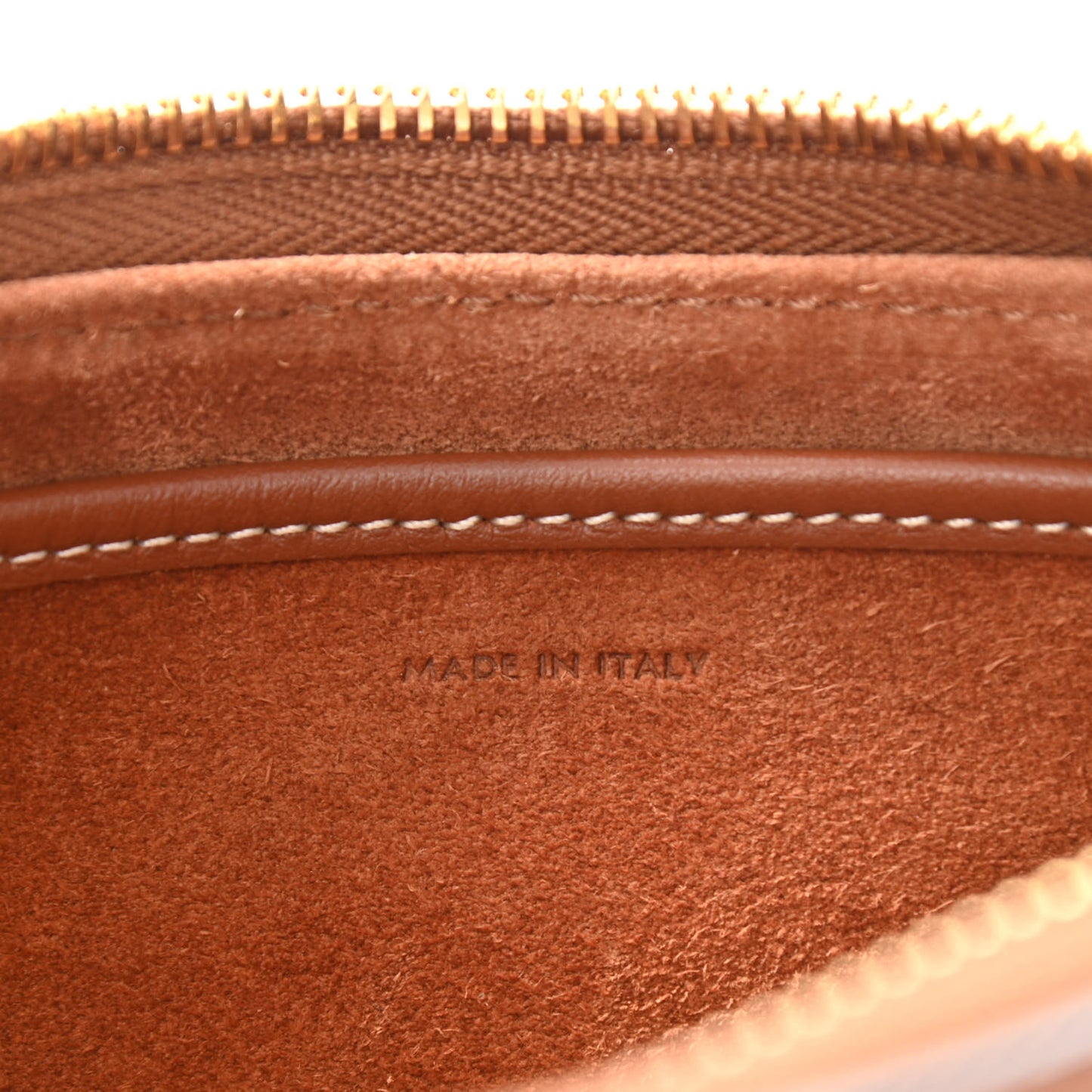 Smooth Calfskin Medium Strap Ava Shoulder Bag Tan