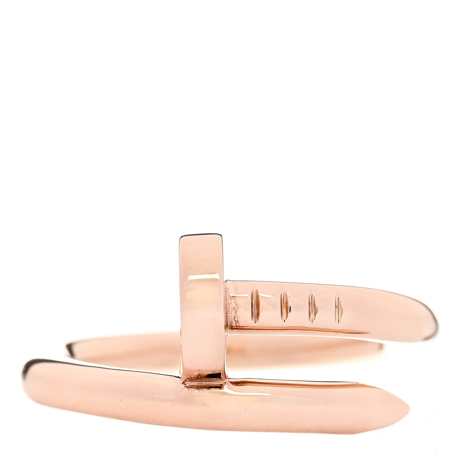 Cartier 18K Pink Gold Juste Un Clou Ring 53 6.25 1 of 5