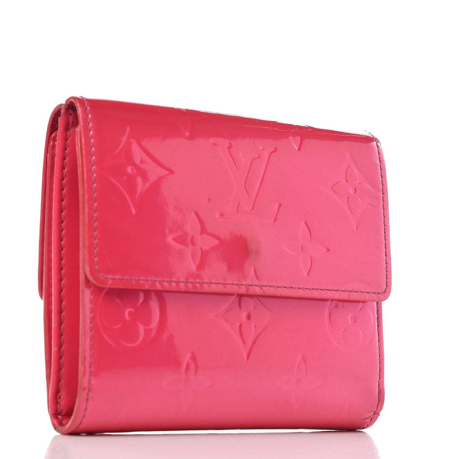 Louis Vuitton Vernis Elise Wallet Fuchsia 3 of 11