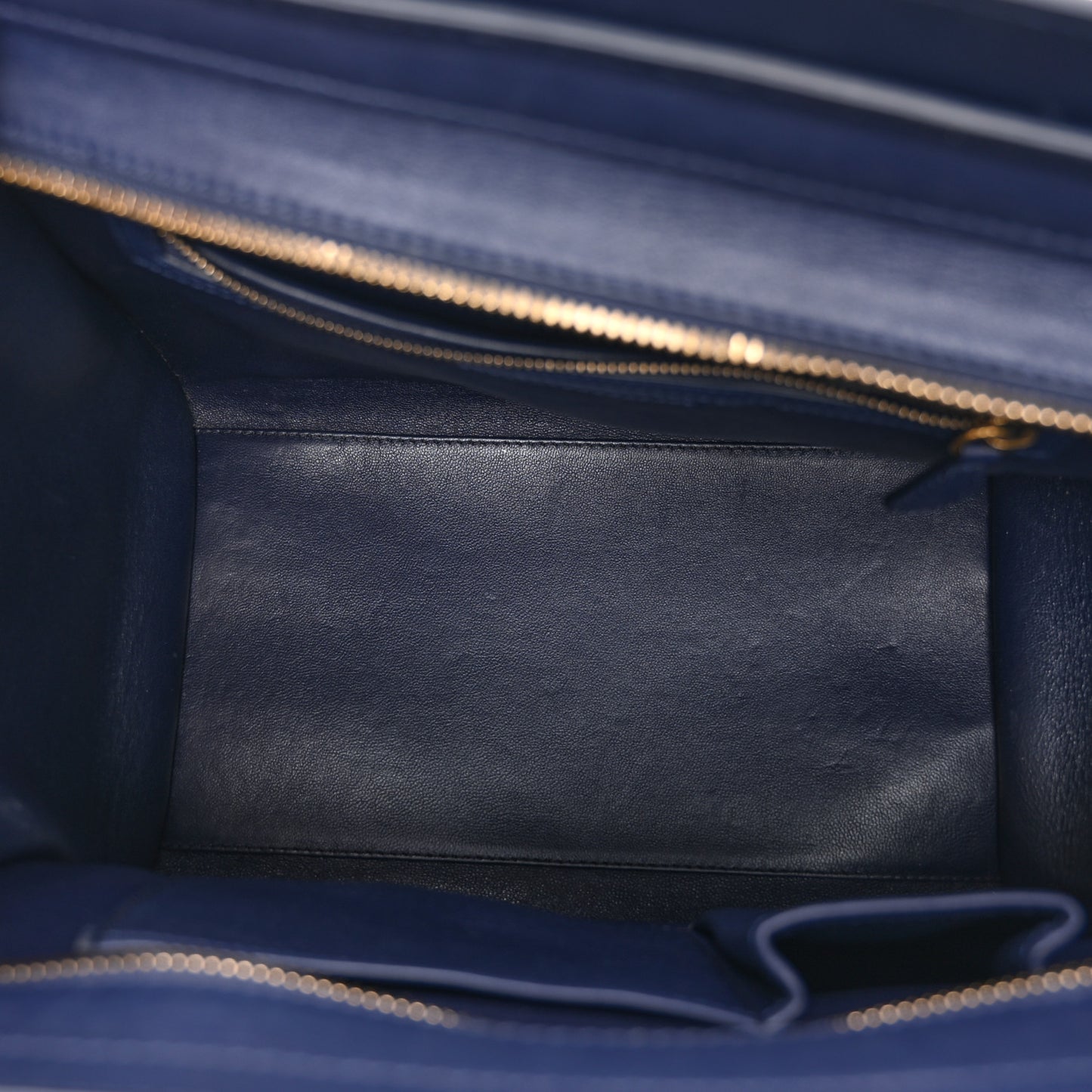 Drummed Calfskin Mini Luggage Ink