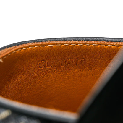 Christian Dior Canvas Oblique Diorquake 20mm Slingback Clogs 38 Deep Blue 6 of 13