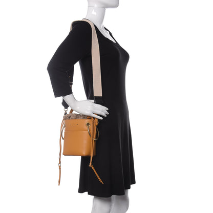Chloe Smooth Calfskin Mini Roy Bucket Bag Burning Camel 3 of 11