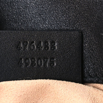 Gucci Calfskin Matelasse Super Mini GG Marmont Shoulder Bag Black 7 of 11
