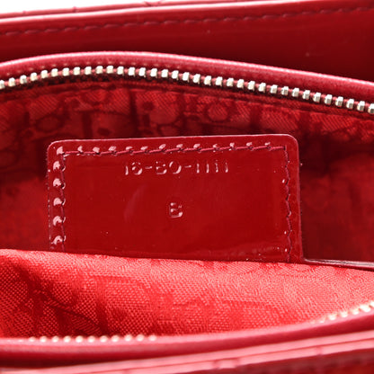 Christian Dior Patent Cannage Large Lady Dior Red 7 of 10