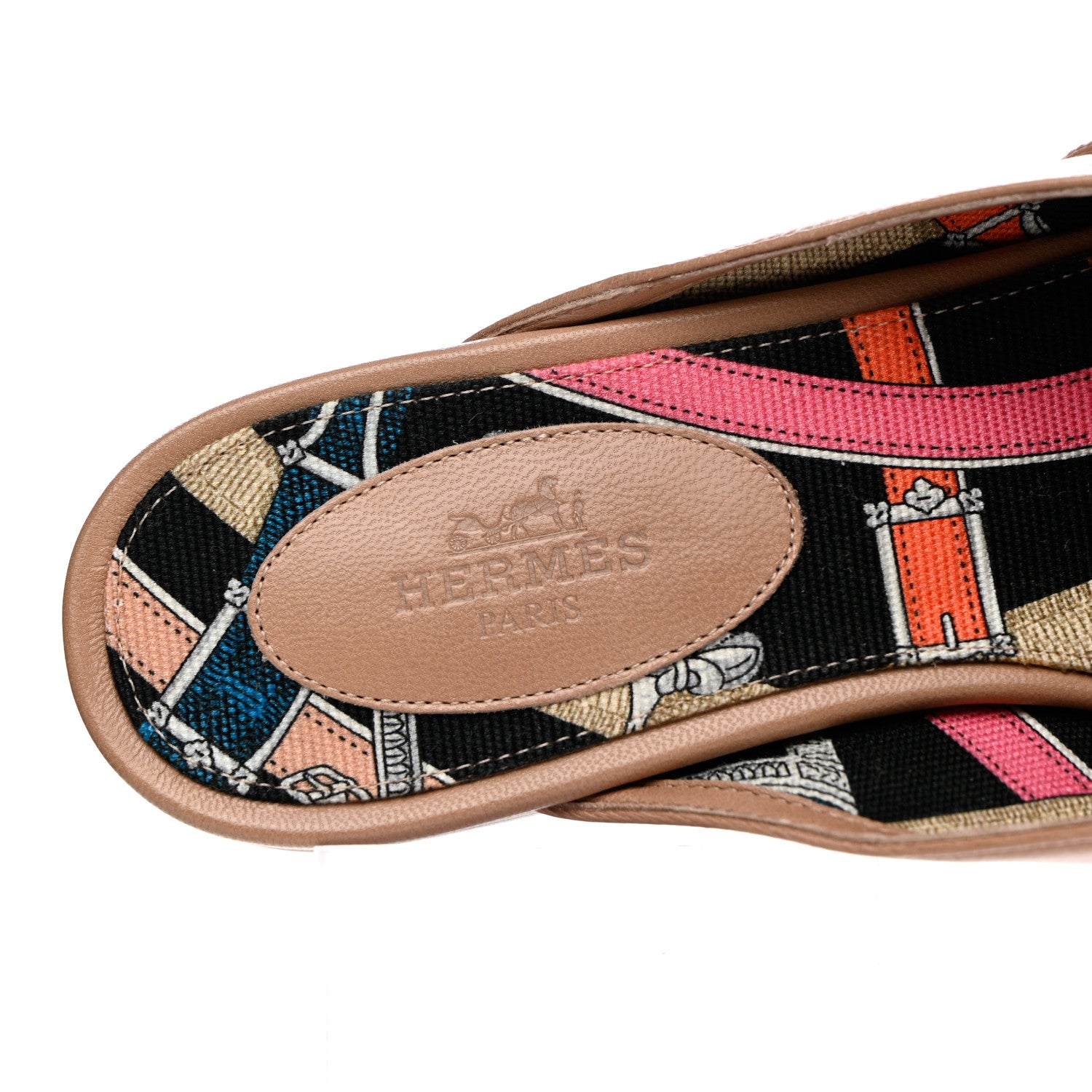 Hermes Calfskin Oz Mules 37 Beige Sarrazin 6 of 13