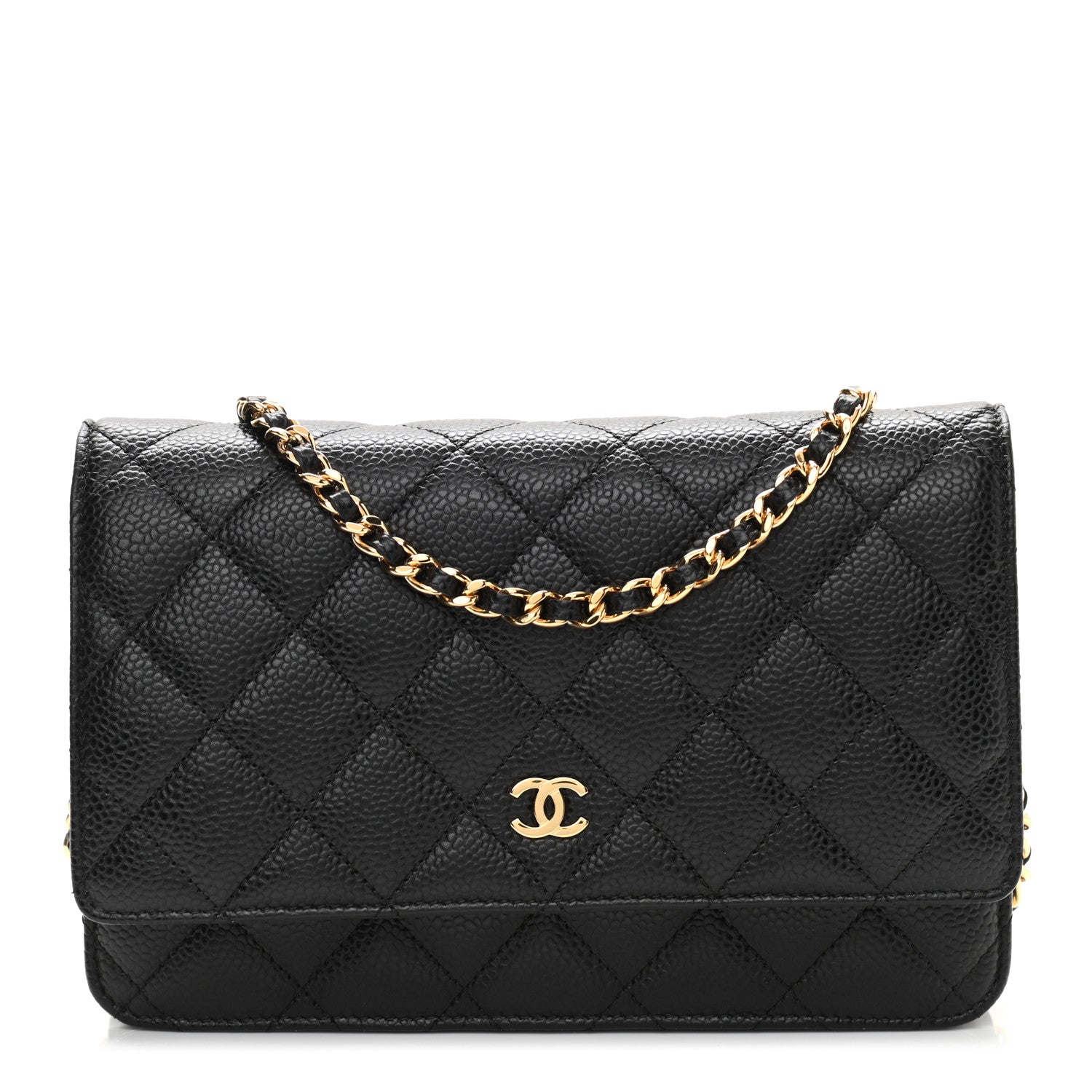 Chanel Caviar Quilted Wallet On Chain WOC Black 1 of 11