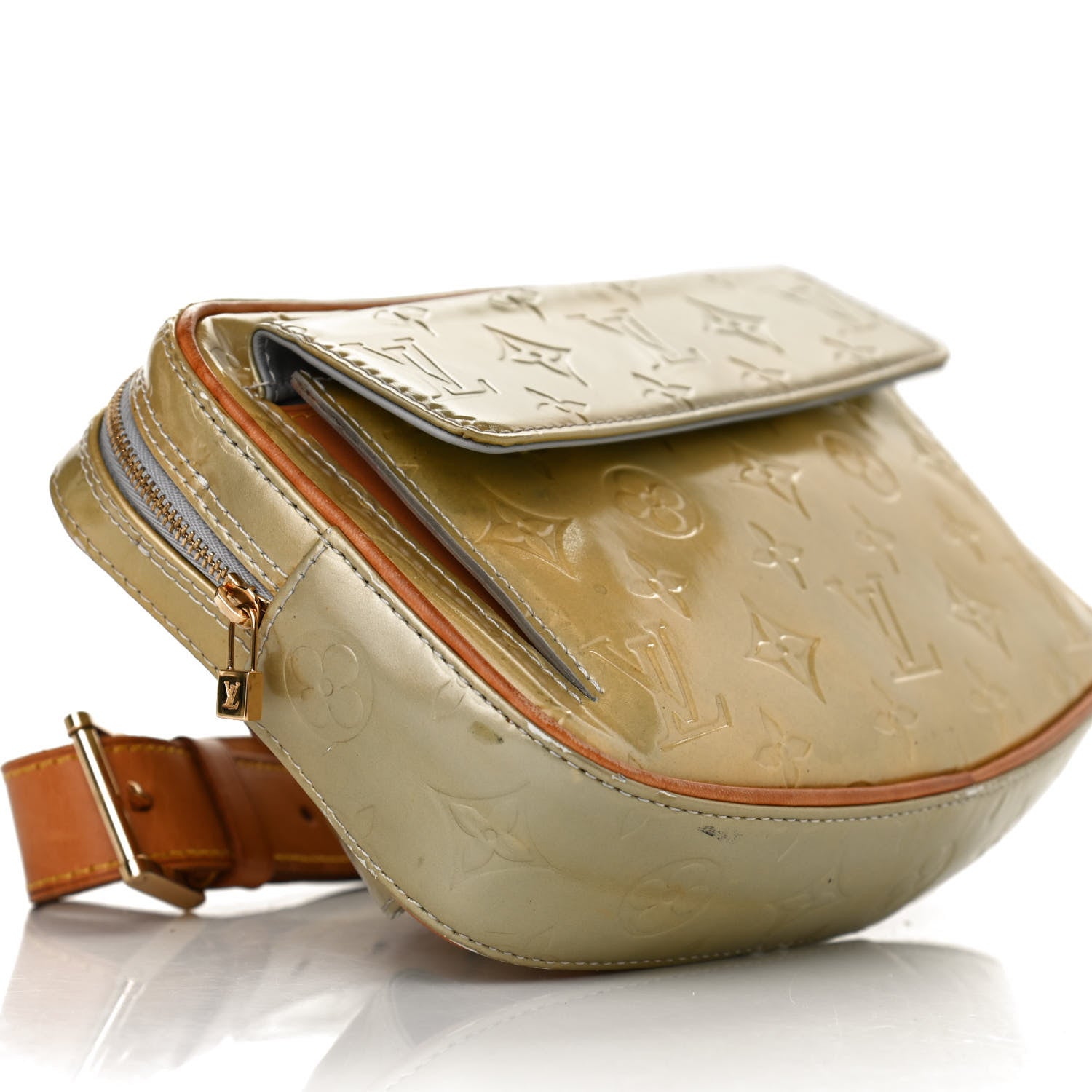 Louis Vuitton Vernis Fulton Waist Bag Green 7 of 12