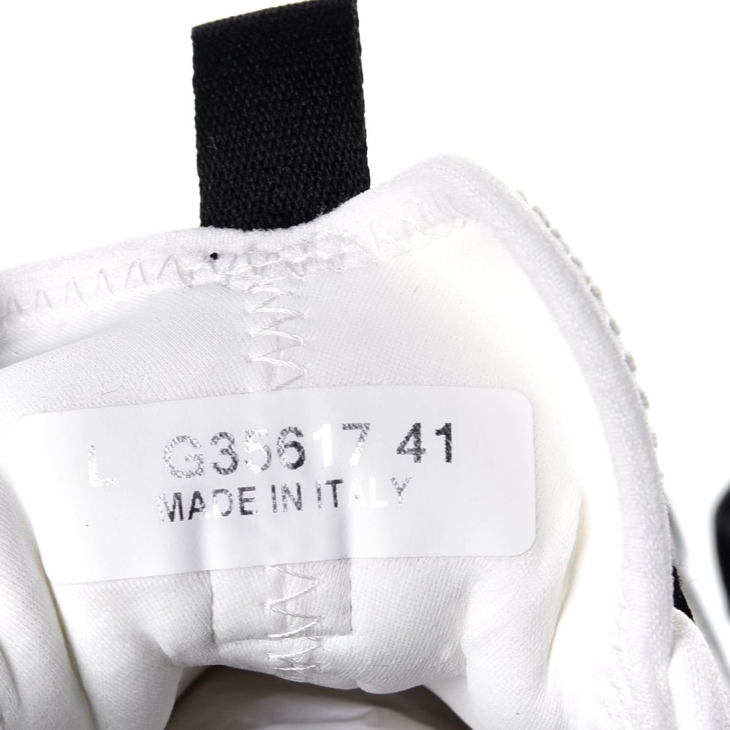 Velvet Calfskin Mixed Fibers CC Sneakers 41 Ivory Black