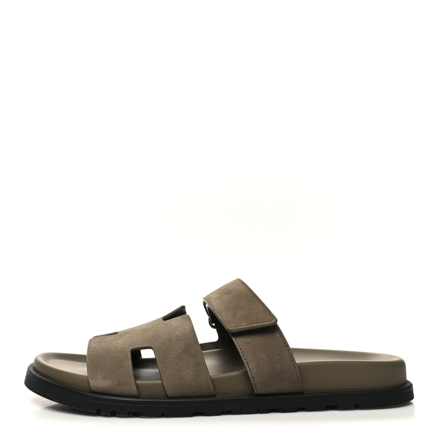 Suede Goatskin Mens Chypre Sandals 43 Vert Toundra