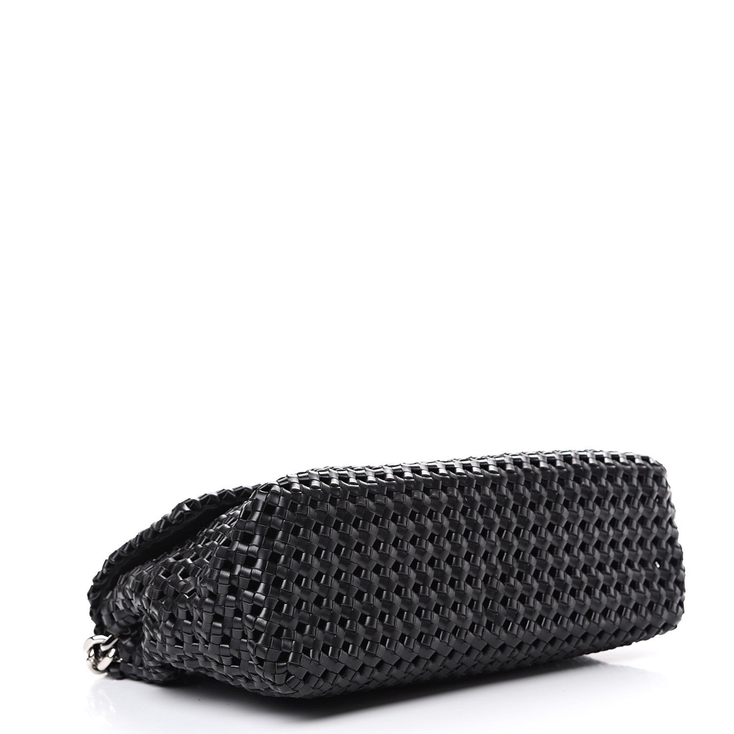 Stella McCartney Eco Alter Nappa Weaved Becks Shoulder Bag Black 3 of 9