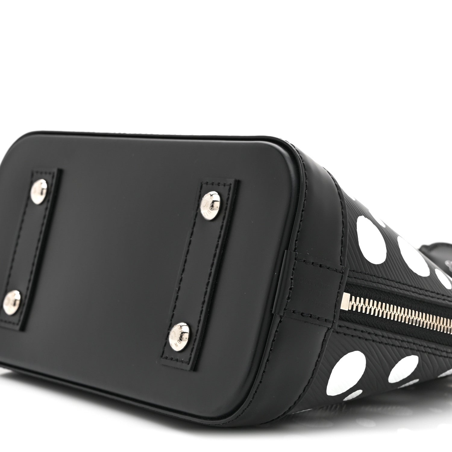 Louis Vuitton X YK Epi Alma BB Black White 10 of 10