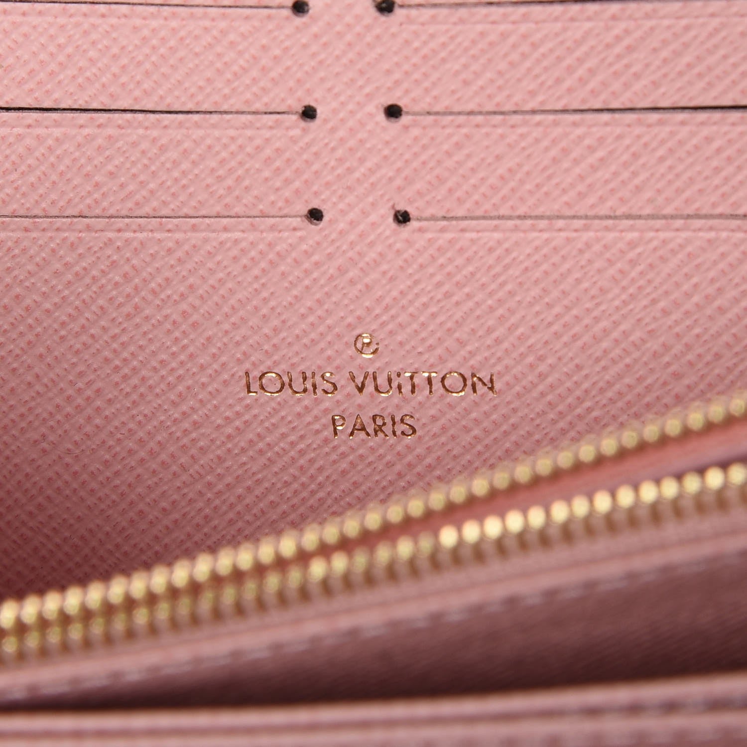 Louis Vuitton Damier Ebene Zippy Wallet Rose Ballerine 6 of 8