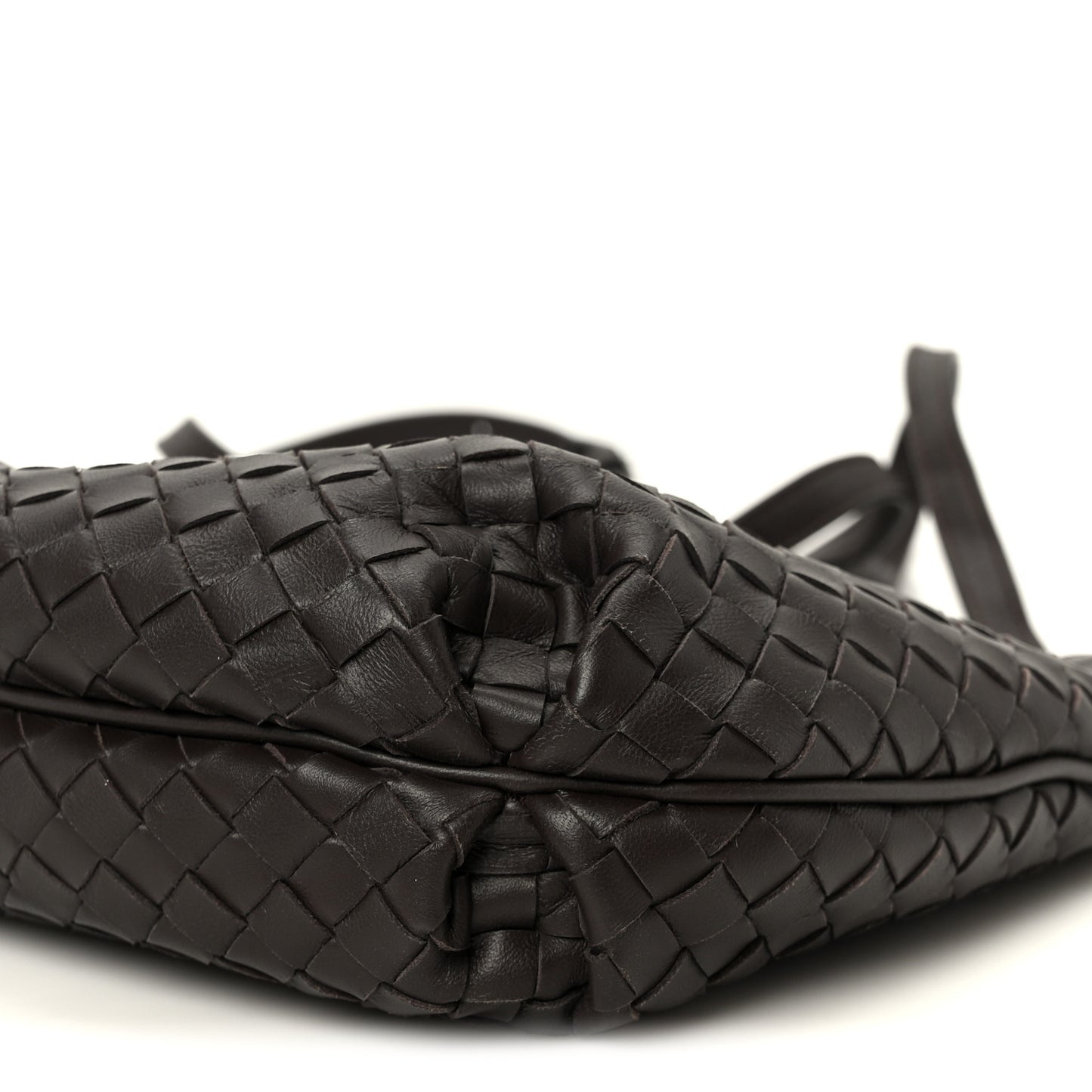 Nappa Intrecciato Crossbody Ebano