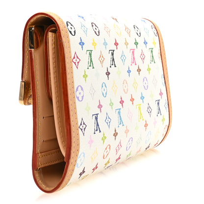 Louis Vuitton Monogram Multicolor Porte Tresor International Wallet White 3 of 7
