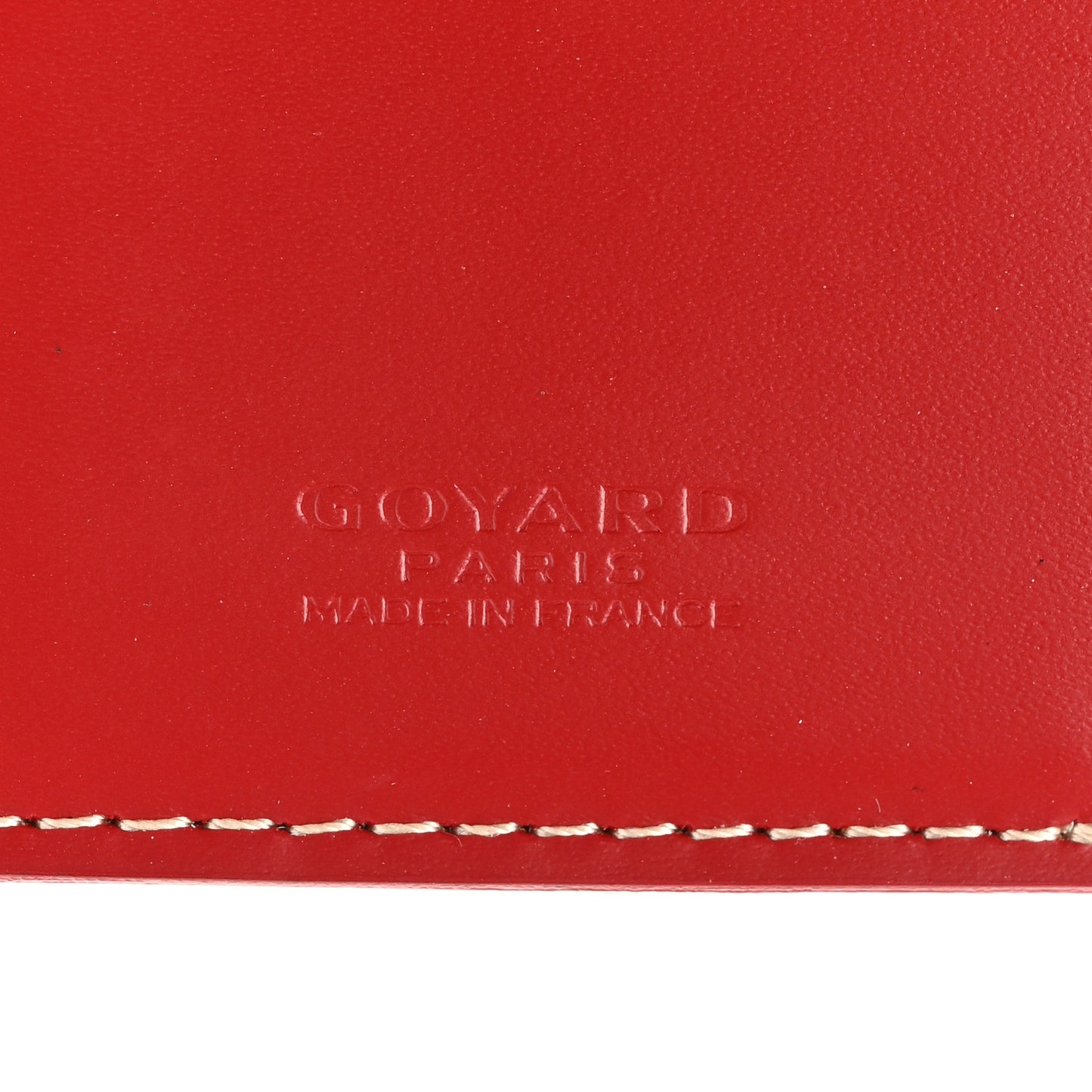 Goyardine Saint Pierre Card Holder Red