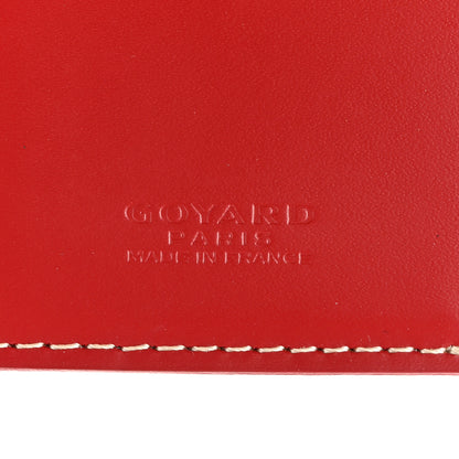 Goyard Goyardine Saint Pierre Card Holder Red 6 of 6