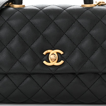 Chanel Caviar Quilted Mini Coco Handle Flap Black 8 of 11