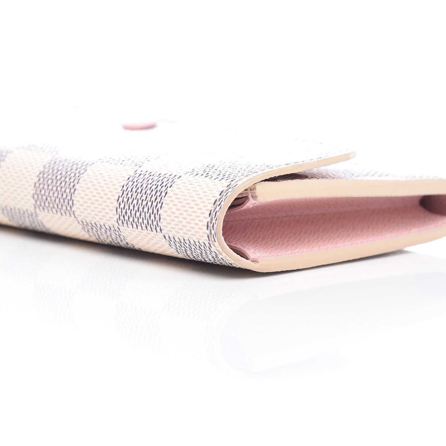 Damier Azur Emilie Wallet Rose Ballerine