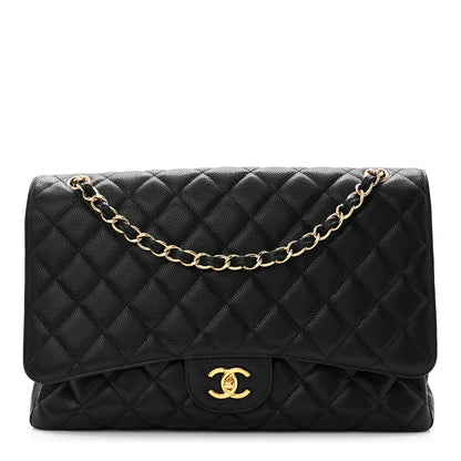 Chanel Caviar Quilted Maxi Single Flap Black 1 of 8
