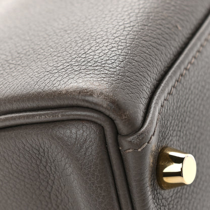 Hermes Evercolor Kelly Retourne 32 Etain 10 of 12